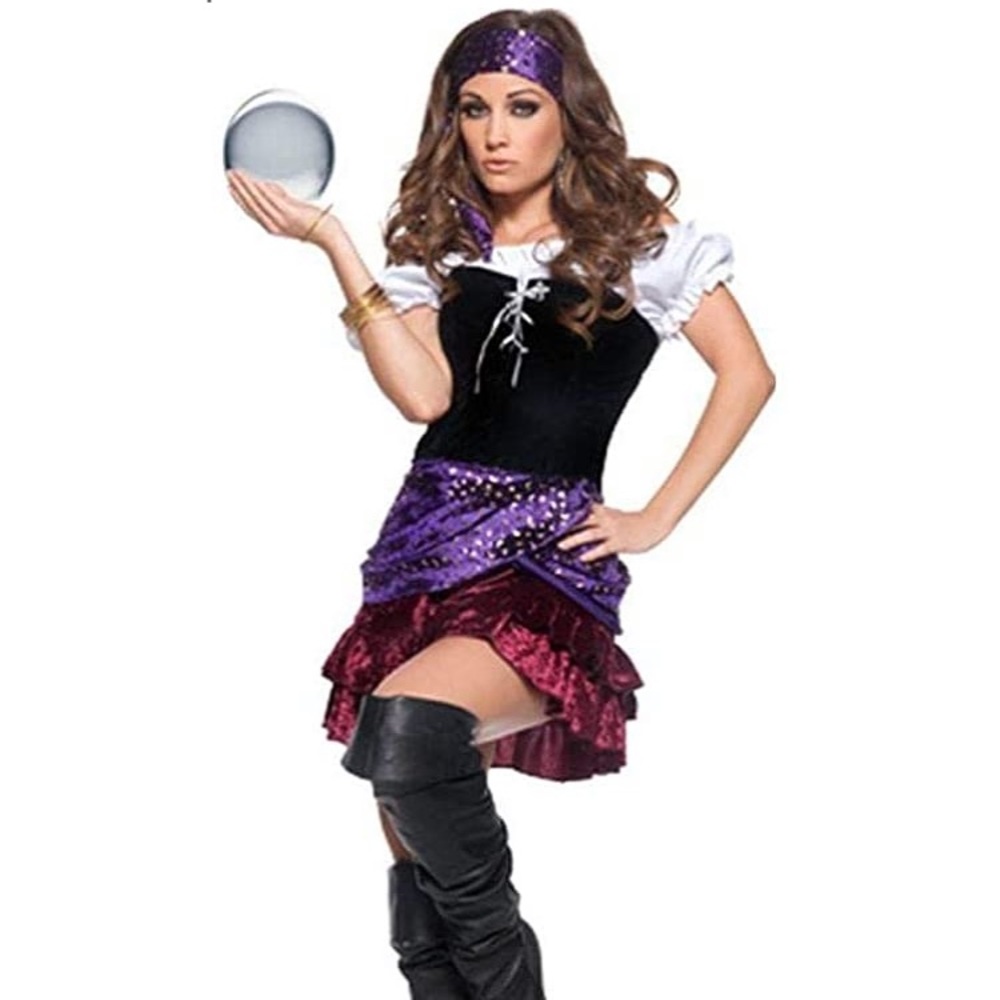 Gypsy Fortune Teller Halloween Costume M